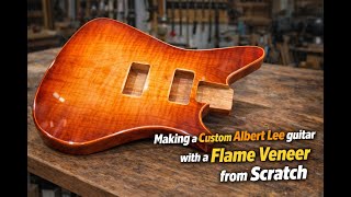 CNC Albert Lee Guitar build, with Vectric V carve tutorial