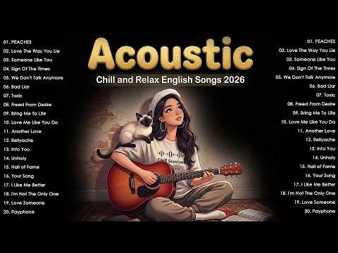 Study and Relax 🎧 English Songs with Lyrics 2026 🎧 Chill Acoustic Songs 2026