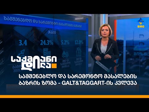 სამშენებლო და სარემონტო მასალების ბაზრის ზომა - Galt\u0026Taggart-ის კვლევა