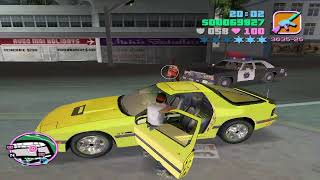 GTA Vice City: 6 звезд розыска | Полицейское преследование на 6 звезд, часть 3 screenshot 4