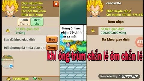 NGỌC RỒNG ONLINE - KHI ÔNG TRÙM CHẴN LẼ SV6 ÔM CHẴN LẼ VÀ CÁI KẾT