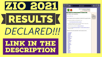 ZIO 2021 RESULTS DECLARED!! 229 students have qualified through ZIO-2021 for INOI-2021