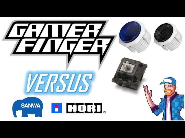 Gamerfinger Fightstick / Arcade Buttons - YouTube