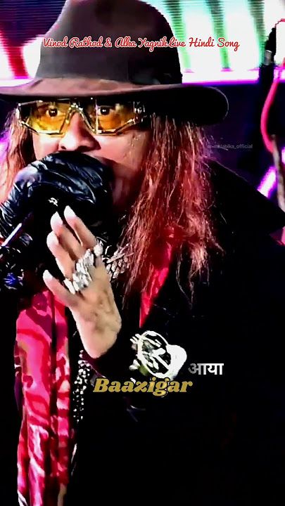 Samajh Kar Chand Jisko💔🔥 Baazigar || Vinod Rathod & Alka Yagnik Live Song #shorts #vinodrathod