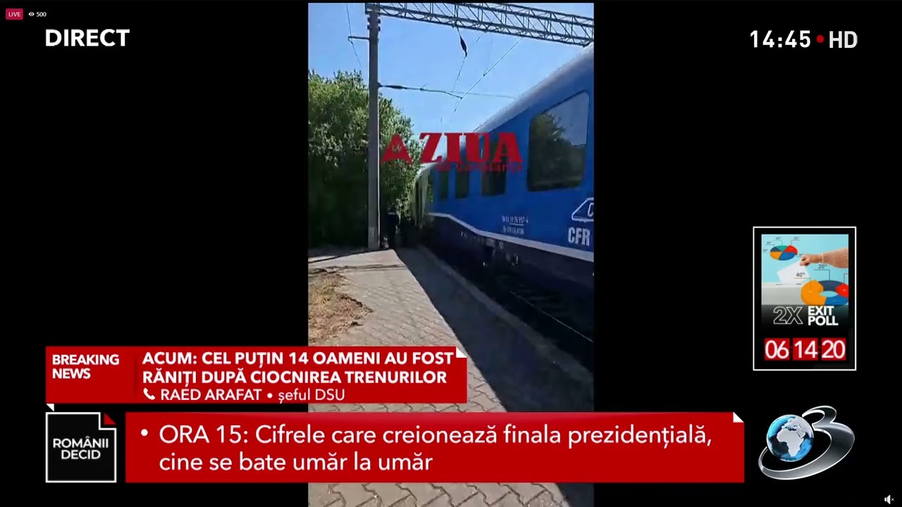 Raed Arafat, despre situația răniților după accidentul de tren din gara Constanța