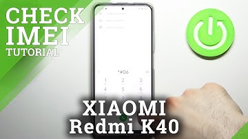 How to Check Serial Number and IMEI number in XIAOMI Redmi K40 - IMEI and SN