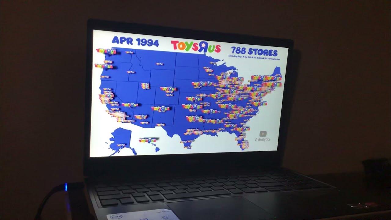 Toys r us map 1948 2021 YouTube