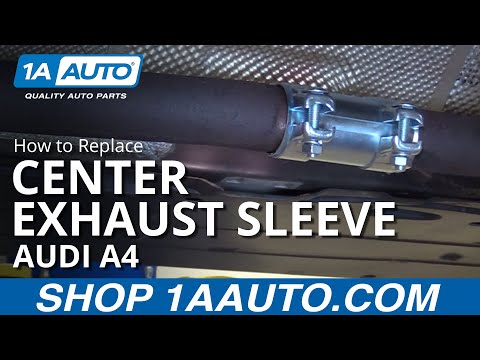 How to Replace Center Exhaust Sleeve 97-09 Audi A4