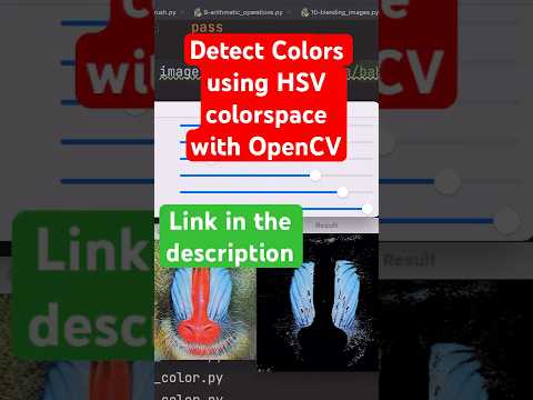 HSV colorspace for