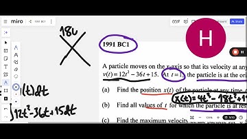 Polynomial Particle Motion (AB Students OK) 📚