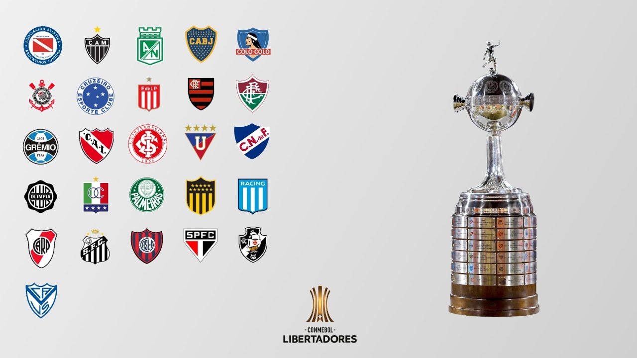 CONMEBOL Libertadores - 🇵🇾🇧🇷🇪🇨🇦🇷 Com 2⃣ campeões de Copa