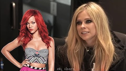 Avril Lavigne talks about Rihanna using the I