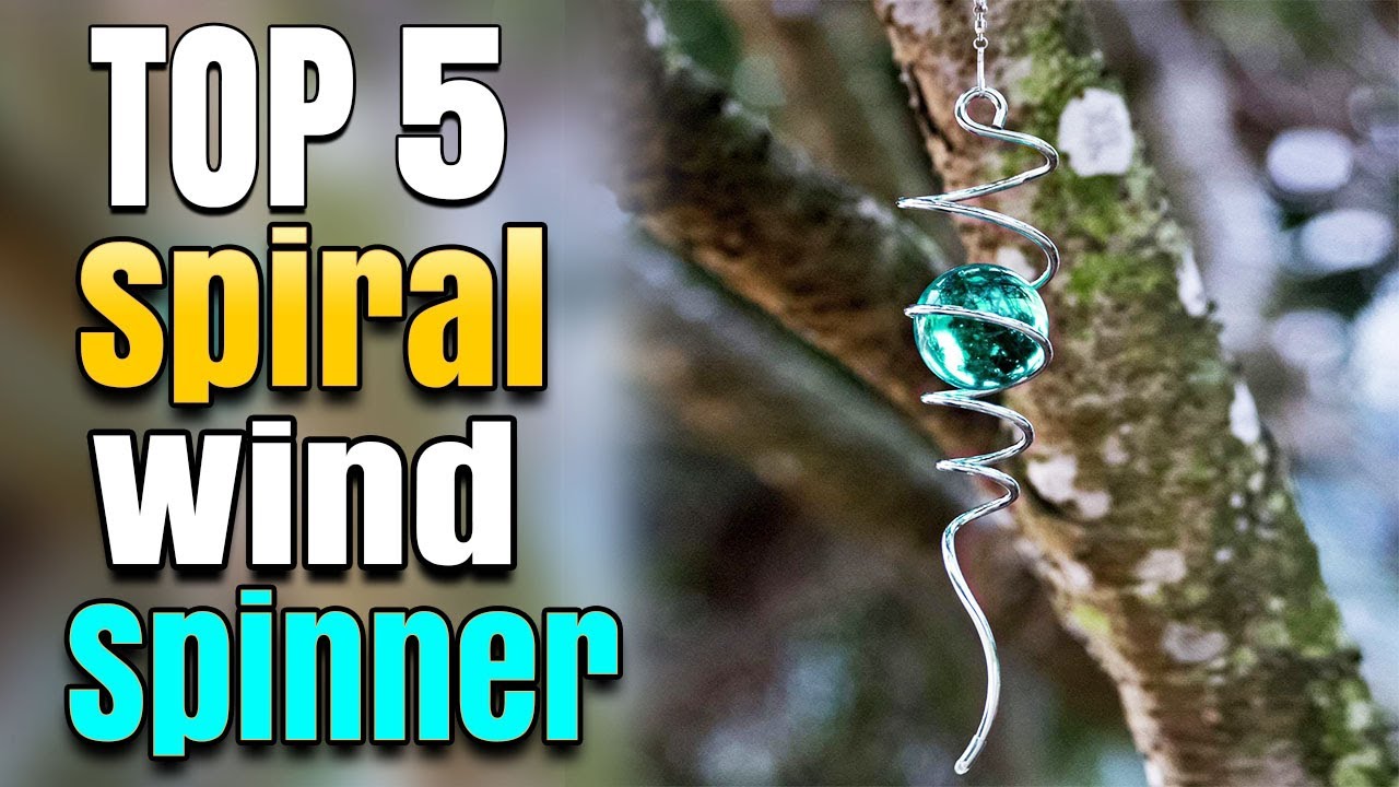 Best Spiral Wind Spinner With Glass Ball - YouTube