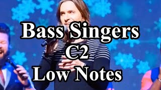 Bass Singers C2 Low Note Compilation