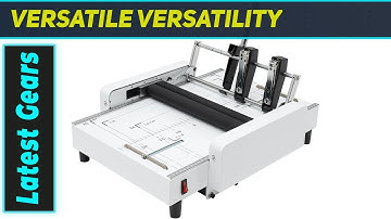 MAX A3 Booklet Maker: The Ultimate 2-in-1 Folding & Binding Machine!