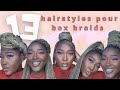 Hairstyles  pour box braids longueur extra en 2022