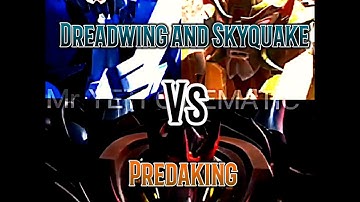 Predaking vs Dreadwing and Skyquake #skyquake#dreadwing#predaking#tfp
