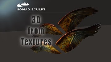 Nomad Sculpt - 3D Objects with texture from photo / image - vertex baking (V1.66 -2.10.2022)