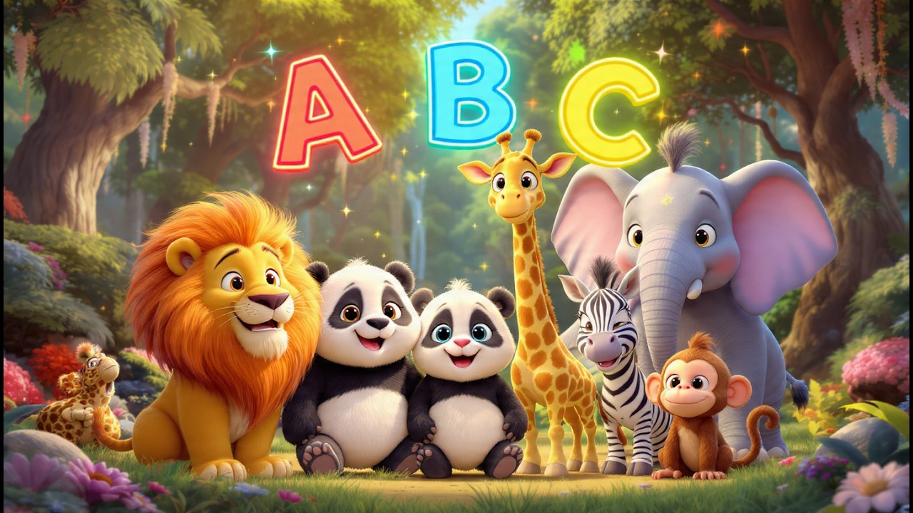 A to Z Animals for Kids 🐘 ABC Animal Song | Learn Animal Names ...