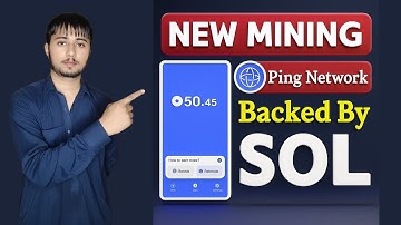 Ping Network New Mining App | Sol Support & Rewards | Crypto Update