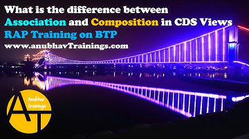 Difference b/w Composition and Association in CDS views | Association, Aggregation and Composition