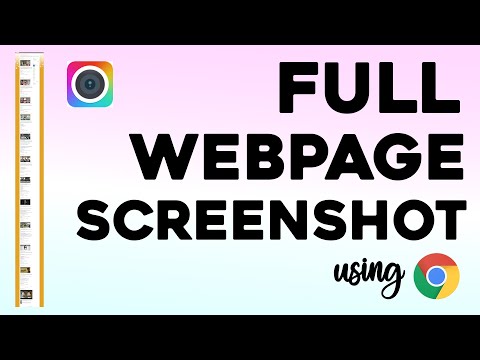 Video How to Take Screenshot of Full Web Page in Chrome |... - youtube