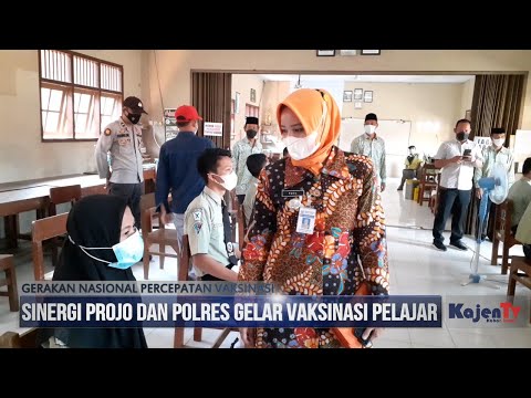 Sinergi PROJO Dan Polres Pekalongan Gelar Vaksinasi Pelajar