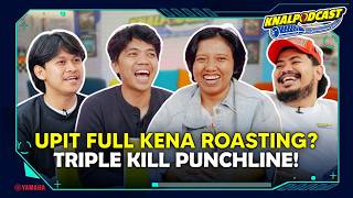 UPIT GETS MERCILESSLY ROASTED?! RIGEN, JEGEL, AND ARIF BRATA LAUGH UNTIL THEY CRY!! KNALPODCAST E...