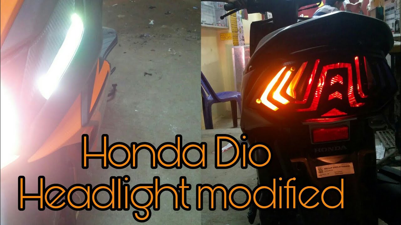 Honda Dio Scooty Modified Sticker