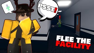 proximity chat in Roblox flee the facility VC (funny moments) #1