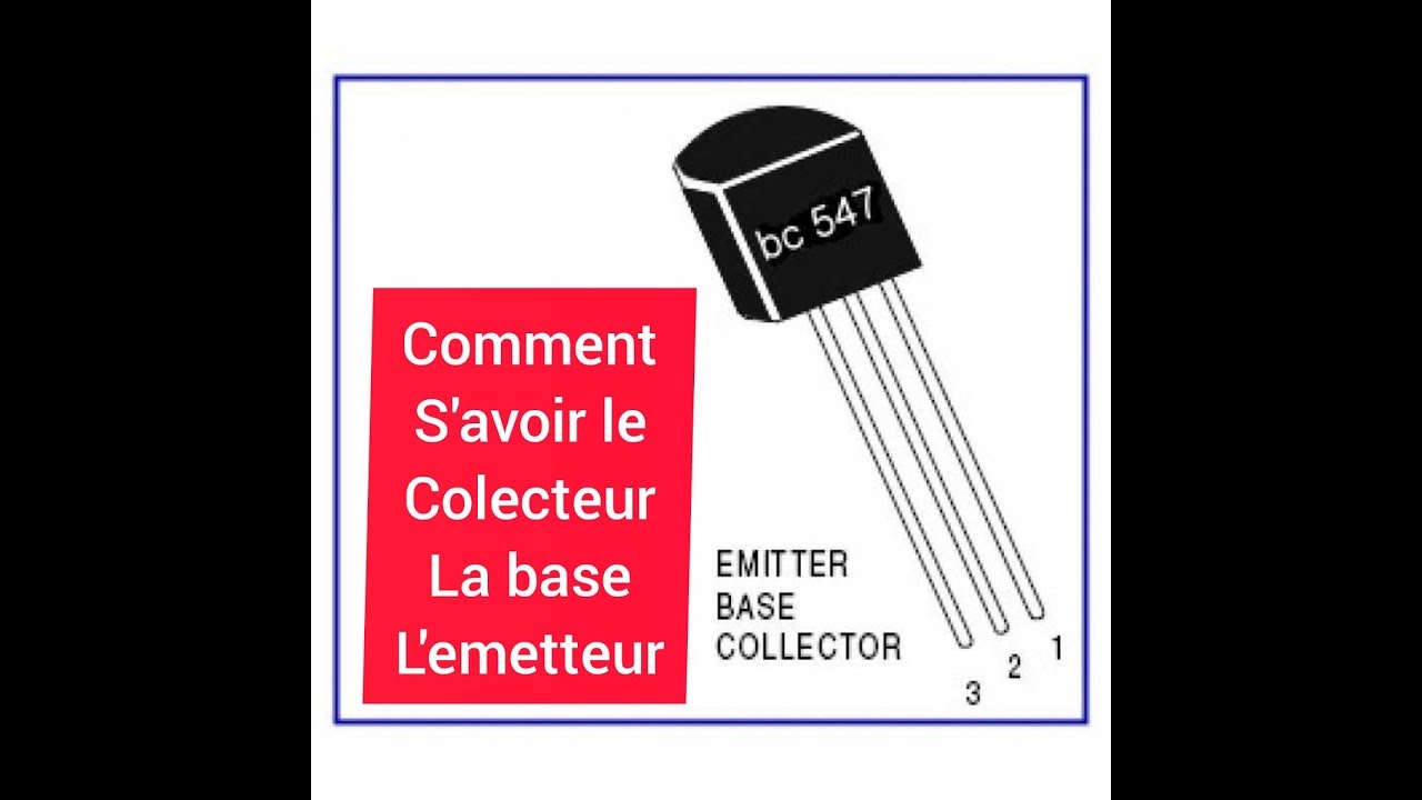 Comment identifier le collecteur , l émetteur, et la base d'un