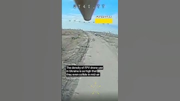Two FPV Drones Collide in Mid-Air #warinukraine