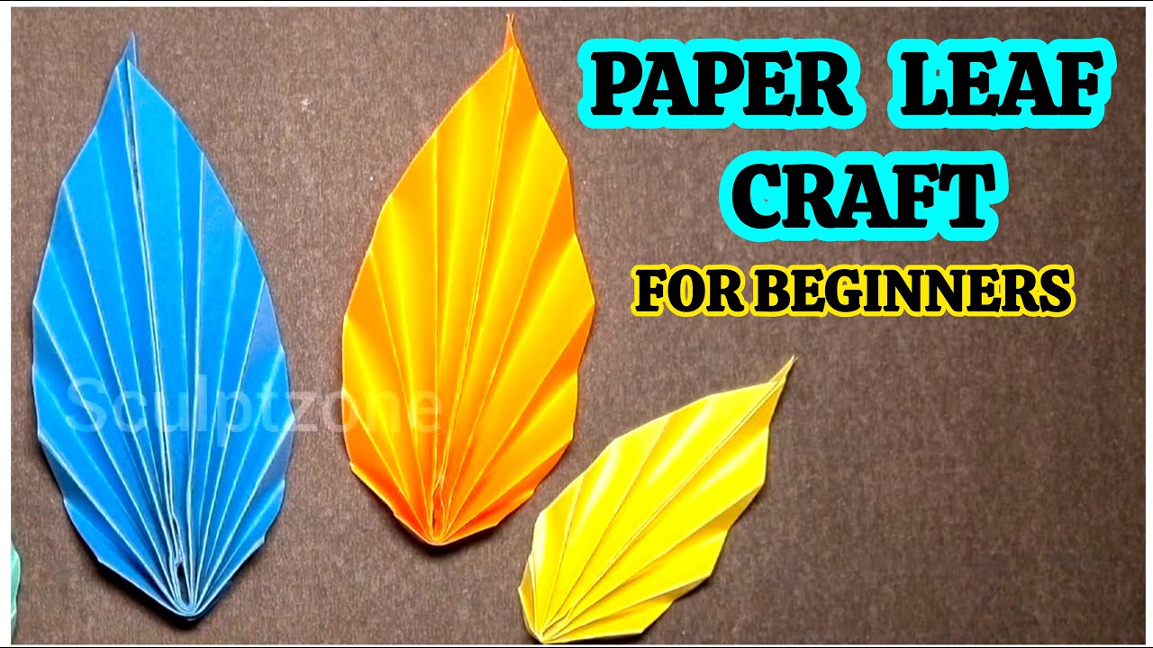 😳😱 आसान पेपर लीफ क्राफ्ट 🌿 | Colorful Paper Leaves Decoration | Kids Craft | Step by Step Tutorial