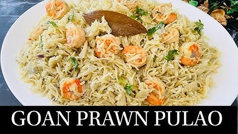Goan Prawn Pulao Recipe | Pressure Cooker Prawn Pulao  | Goan Arroz Recipe| Goan Recipes- By Natasha