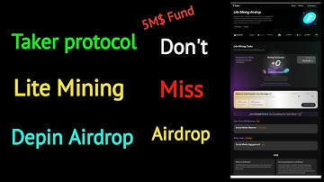 Taker protocol lite Mining Airdrop || how to Activate node in Taker Protocol || lite Mining