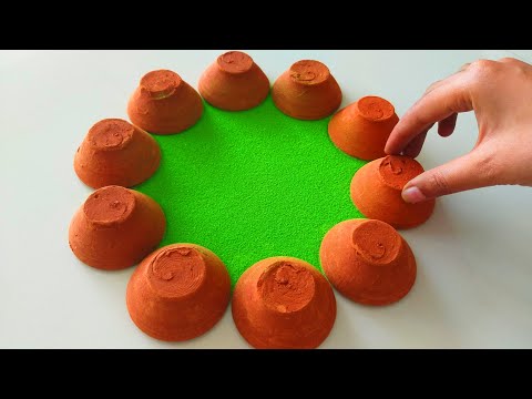 दीये से बनाये दिवाली की रंगोली |Beautiful Diwali Rangoli Design 2025 | New Tricks Easy Rangoli