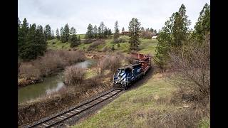WIM Railway Eastbound Through the Palouse River Valley