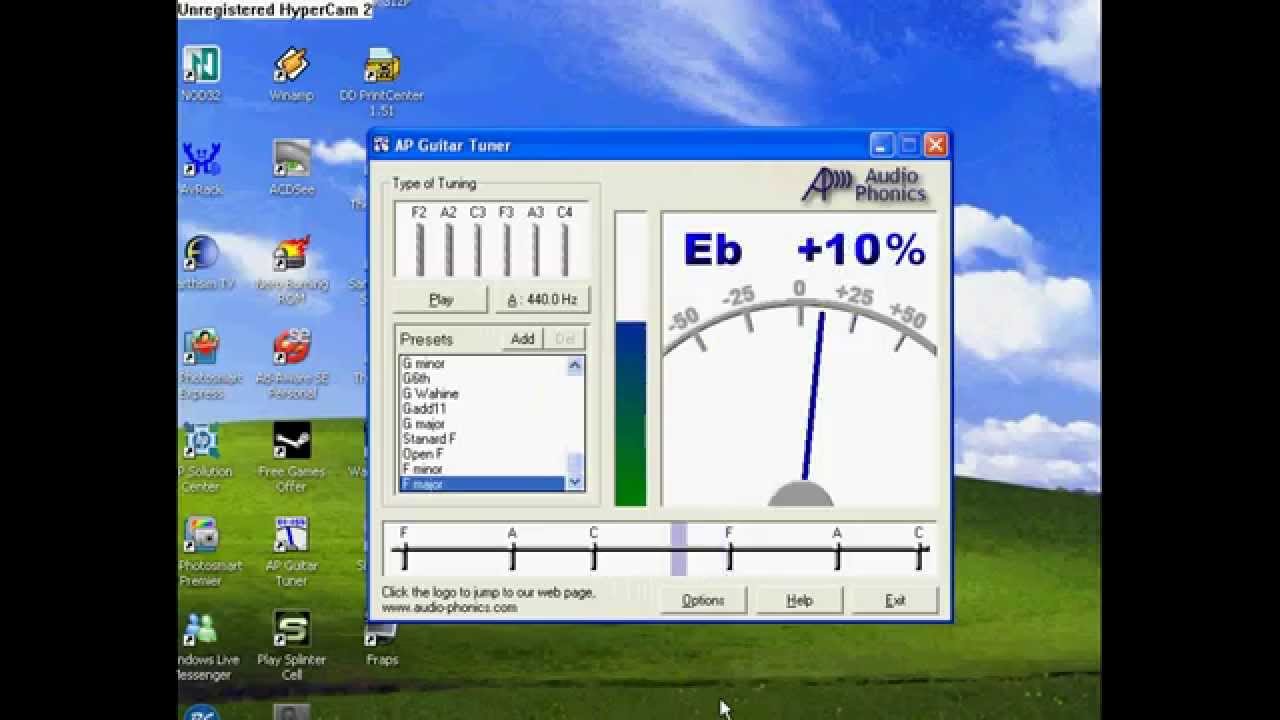 Скачать лучший тюнер для гитары на компьютер