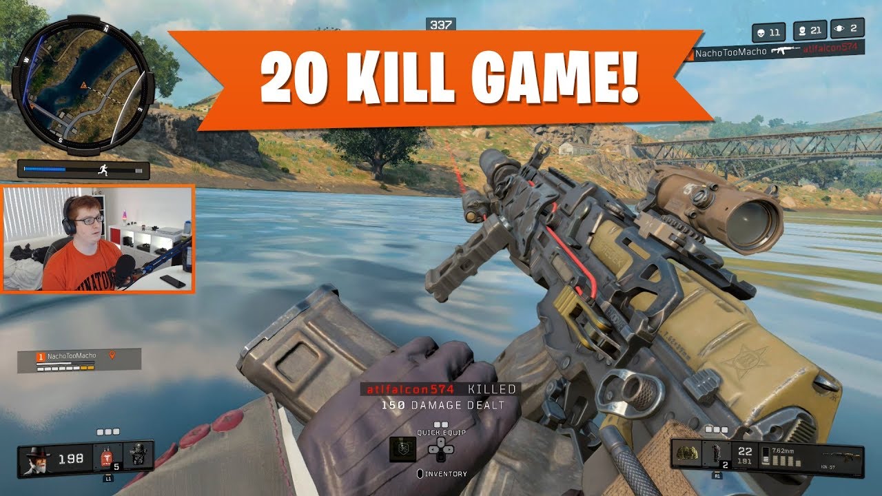 20 KILL GAME w/ KN-57! | Black Ops 4 Blackout | PS4 Pro - YouTube