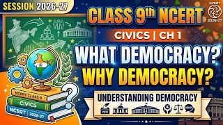 NCERT class 9th civics chapter 1 what democracy why democracy full explanation by Shivam kumar
