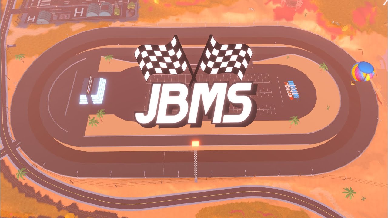 racing with JBMS @ the jailbreak nascar speedway!