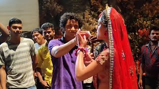 Mallika - Radha's birthday. celebration on set .. 2022 radhakrishna . sumedh Mallika .. sumallika