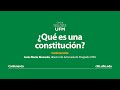 ¿Qué es una constitución? | Jesús María Alvarado