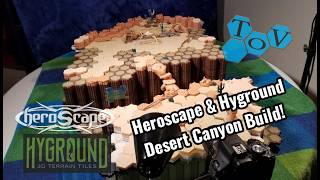 Heroscape & Hyground Desert Canyon Terrain Map Build!