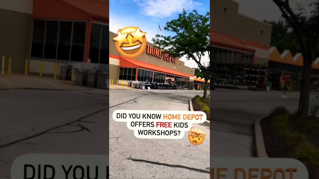 🤯 FREE Monthly Workshop for kids at Home Depot🛠️ 