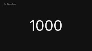 1000 Seconds Countdown Timer ⏱️ | 16 Minute 40 Second Timer