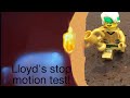 Lego ninjago lloyds stop motion test