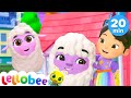 Big Sister Lettie / Lambing Time | Baby Cartoons - Kids Sing Alongs | Moonbug