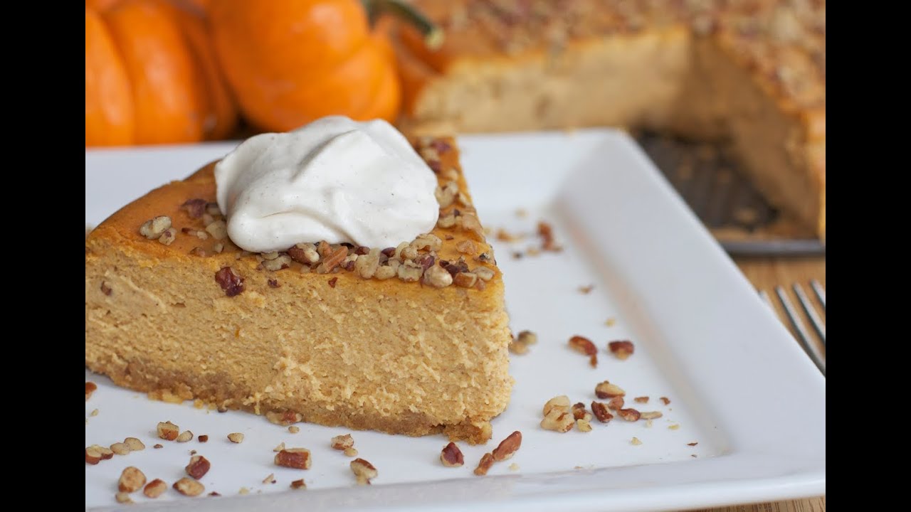 Easy Pumpkin Pie Cheesecake Recipe - How To Make Pumpkin Cheesecake