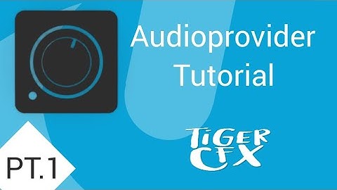 Audioprovider Explain!!! tutorial Pt.1 ( Avee Player ) TcFX